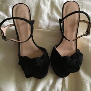 Kate Spade Tianna suede espadrille wedge shoe size 9